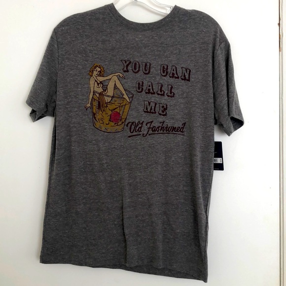 Lucky Brand Other - You Can Call Me Old Fashioned S gray tee shirt